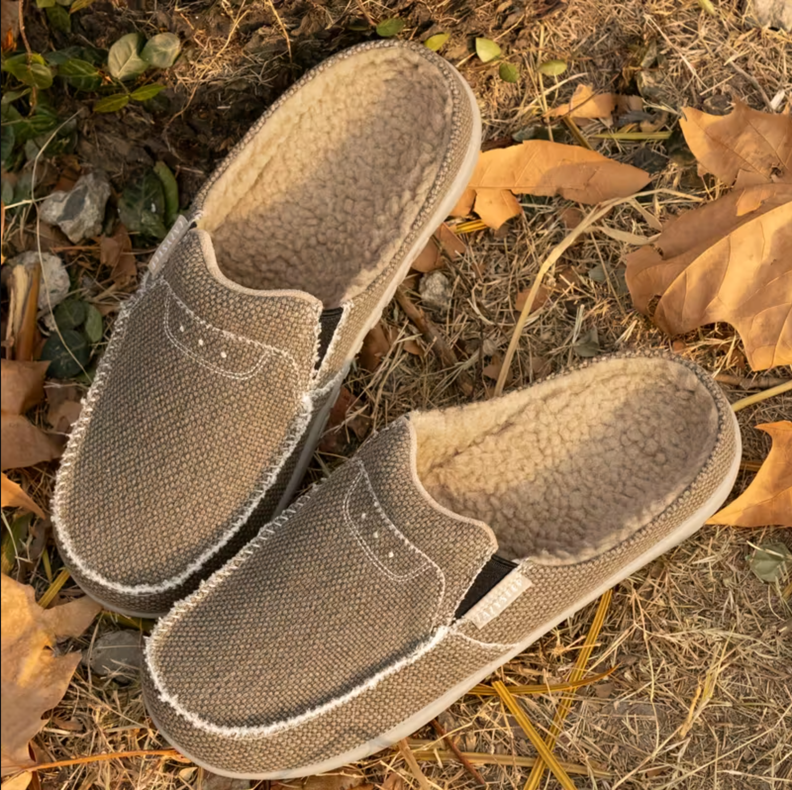 Velosria Men's Canvas Mule Slipper